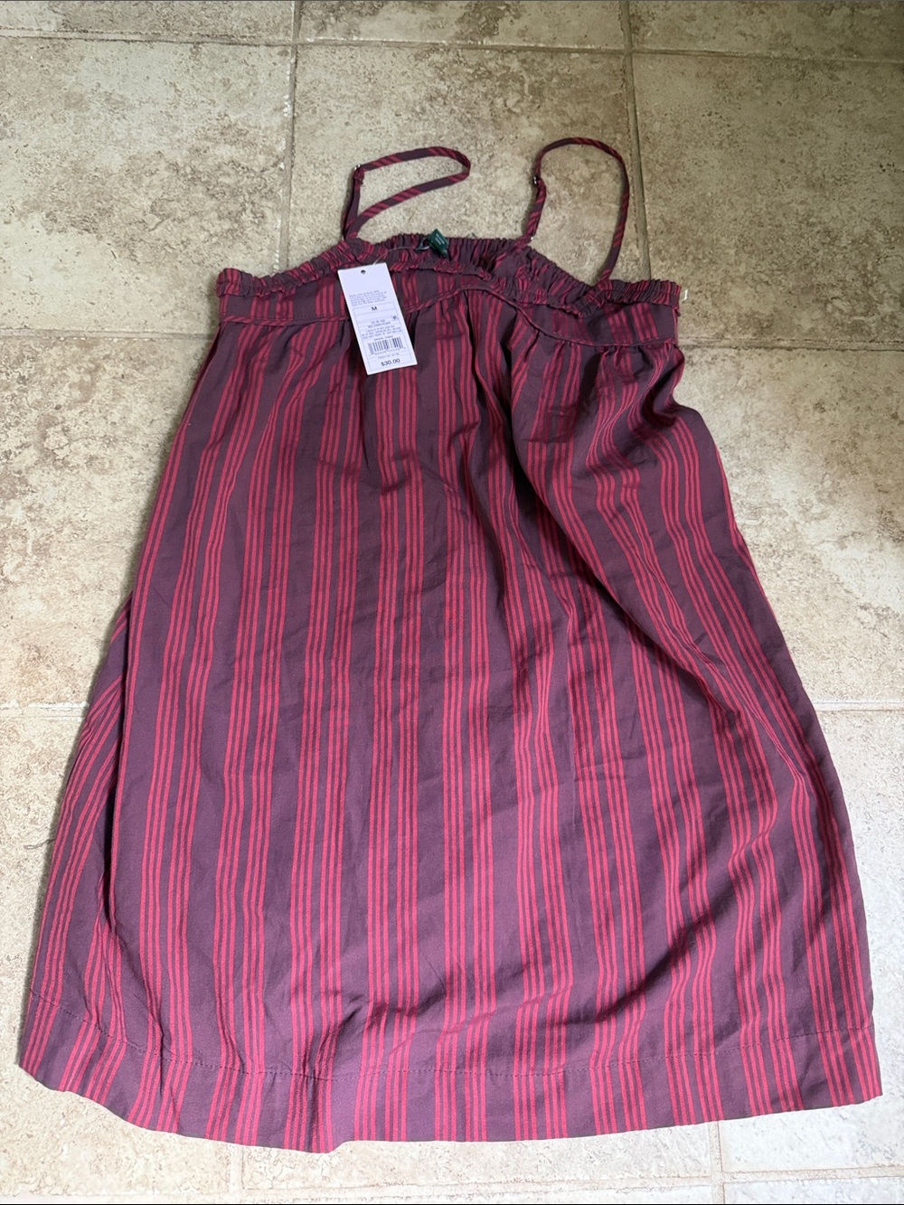 Wild Fable Red Striped M Dress - NWT
